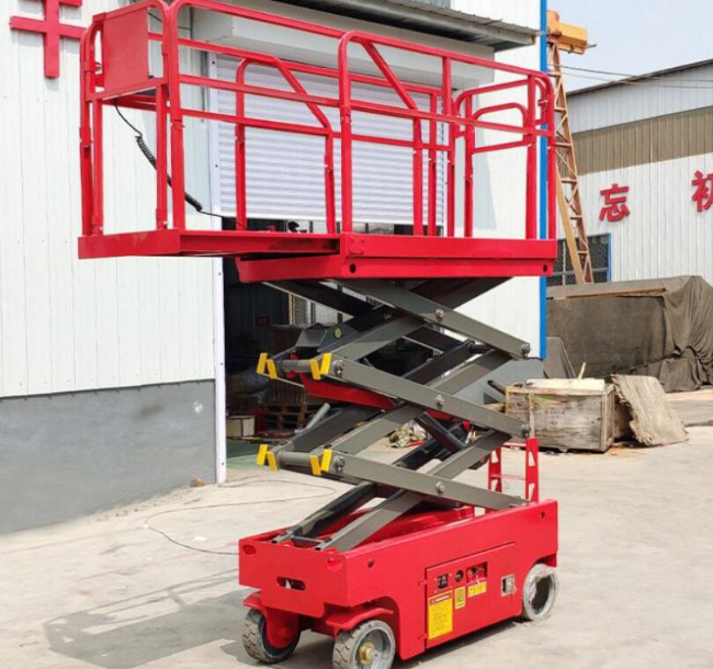 台前移动剪叉式升降机